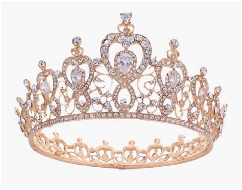 transparent tiara clipart gold princess crown png  transparent