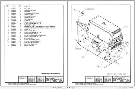ingersoll rand portable compressor p parts manual operation  maintenance manual
