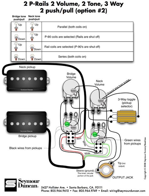 seymour duncan  wiring diagram