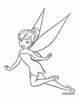 Coloring Fairies Pages Disney Tinkerbell Bell Tinker Fairy Flying Printable Print Disneyclips Color Silvermist Book Gif Sketch Sassy Funstuff Template sketch template