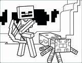Minecraft Coloring Pages Creeper Skeleton Herobrine Wither Spider Drawing Mutant Sheep Villager Fight Color Colouring Printable Print Getcolorings Kids Getdrawings sketch template
