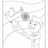 Coloring Pages Independence Gandhi Getcolorings Printable sketch template