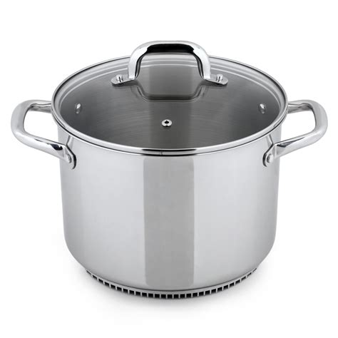 freshair  qt stainless steel stock pot time  energy saving cook