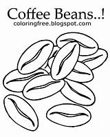 Coloring Beans Pages Coffee Printable Bean Drawing Color Tree Shop Kids Getcolorings Getdrawings Coloringpage Print Colorings sketch template