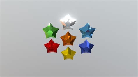 cristales estelares paper mario ttyd download free 3d model by