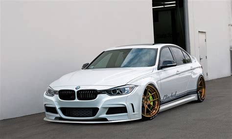 stanced  awesome white bmw  series fitted  toyo tires carid