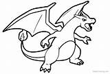 Charizard Pokemon Coloring Mega Printable Pages Drawing Kids Color Print Adults Clipartmag sketch template