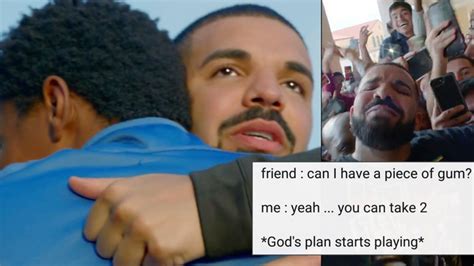People Have Turned Drake S God S Plan Video Into A Meme Popbuzz