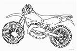Coloring Motorcycle Pages Bikes Printable Template sketch template