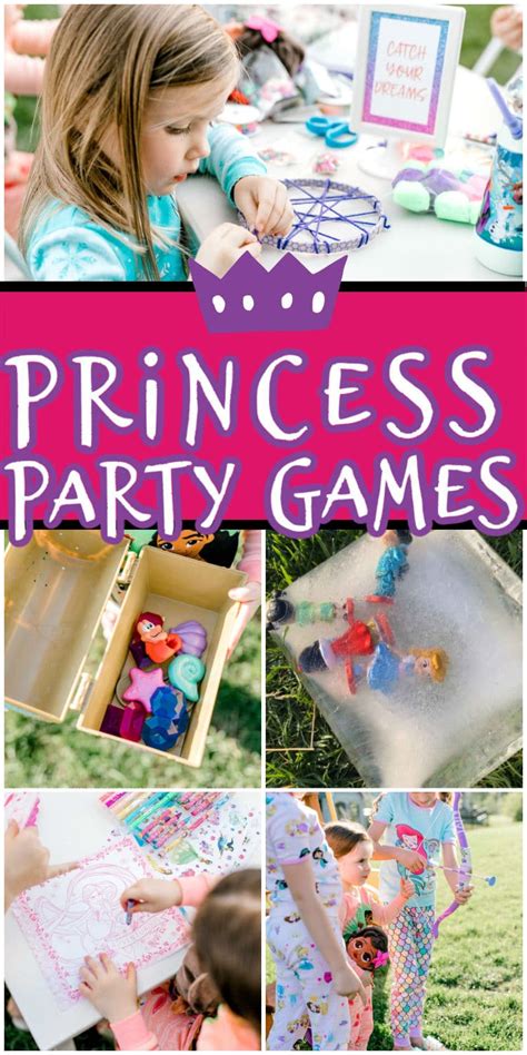 princess games  princesses   age play party plan