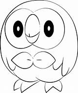 Pages Pokemon Rowlet Coloring Cute Print Sheets Drawing Draw Printable Pokémon Colouring Drawings Kids Anime Moon Colorear Choose Board Books sketch template