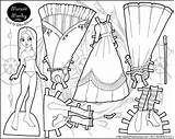 Paper Dolls Doll Marisole Princess Coloring Monday Printable Print Drawing Pages Paperthinpersonas Click Color Pioneer Template Girls Make Play Pdf sketch template