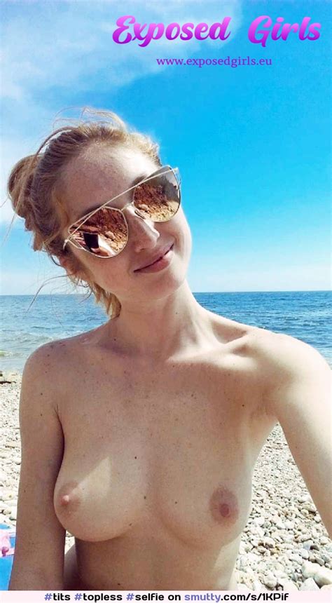 Topless Selfie At The Beach Exposedgirls Eu Tits