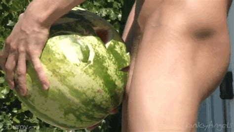 now there is a gay porn star literally fucking a watermelon str8upgayporn