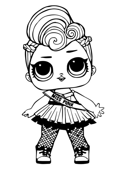 mc swag lol doll coloring page  printable coloring pages  kids
