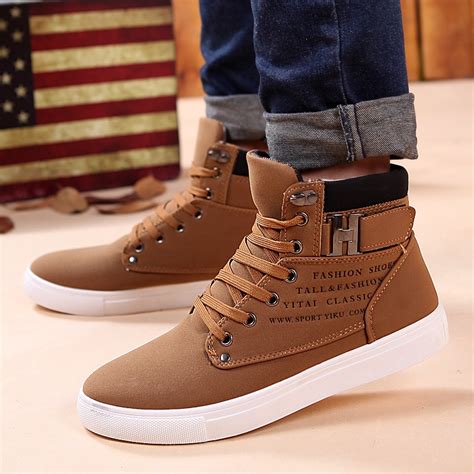 pu ankle boots warm men boots winter shoes 2018 new arrivals fashion