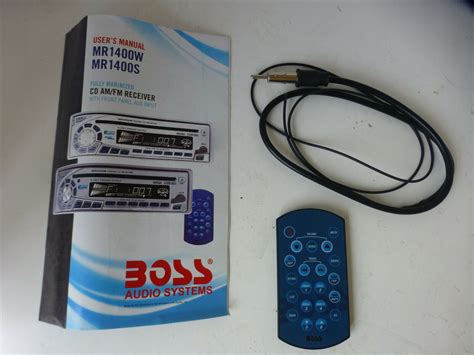 boss marine radio remote mrw   manual ebay