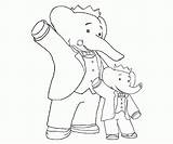 Babar Coloring Pages Popular sketch template