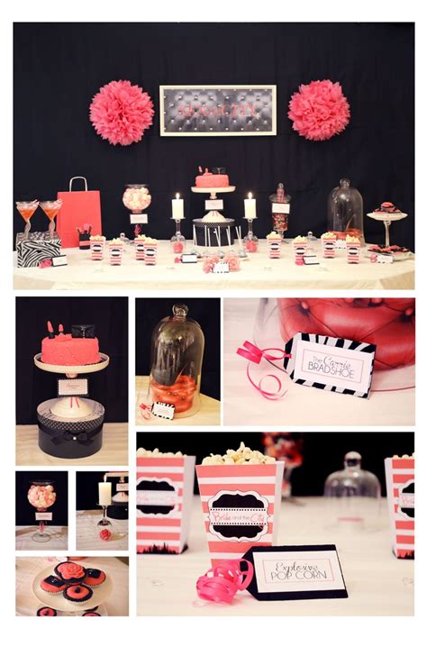 sex and city bachelorette party details sweet table evjf candy bar pinterest sweet