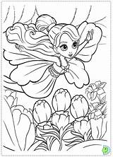 Thumbelina Coloring Barbie Dinokids Pages Clipart Close Print Library Printable sketch template
