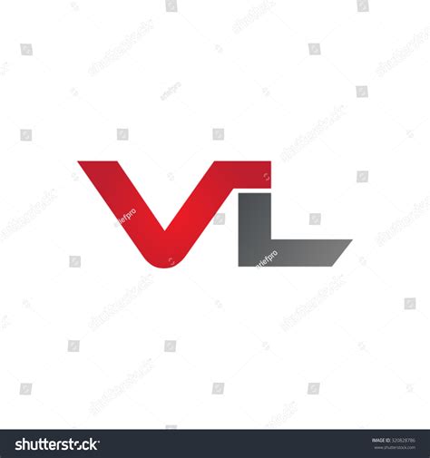vl company group linked letter logo royalty  stock vector