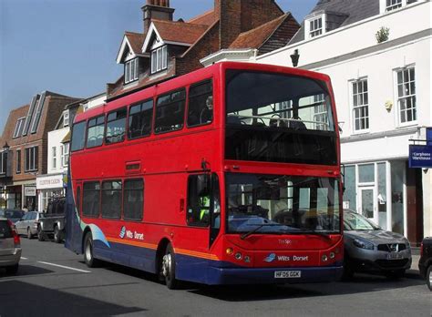 southern england bus scene lymington today