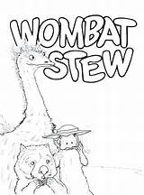 Wombat Emu Coloring Pages Platypus Stew Dingo Printable Colouring Activities Book Sheets Supercoloring Color Week Animals Category Getcolorings Crafts Select sketch template