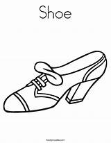 Shoe Sapato Schuhe Salto Sepatu Ausmalbilder Buckle Malvorlagen Menakjubkan Tudodesenhos Familie Twistynoodle Twisty Noodle sketch template