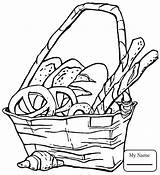 Coloring Bread Pages Popcorn Basket Printable Drawing Pretzels Colouring Clipart Color Oscar Grouch Bag Print Getcolorings Picnic Clipartmag Clip Getdrawings sketch template