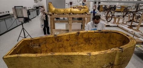 After 3 300 Years King Tut’s Coffin Leaves His Tomb For