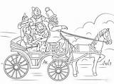 Carriage Horse Coloring Pages Getcolorings Printable Getdrawings sketch template