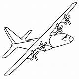 Hercules Avion Lockheed 130j Vliegtuig C130 Airplanes Topkleurplaat Kleurplaten Thecolor Aircraft Dessin C130j Clipground sketch template