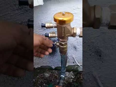 febco  backflow sprinkler installation youtube