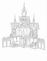 Frozen Arendelle Castle Coloring Playset Disney Filminspector Ii Imagine Opening Ultimate Princess Little sketch template