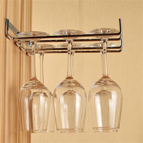 Hanging Wine Glass Rack Stainless Steel Wine Glass Holder