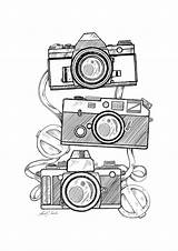Camara Camaras Kamera Cámara Polaroid Fotograficas Inspirierende Skizzen Cámaras Iniesta Malen Chulos Increíbles sketch template