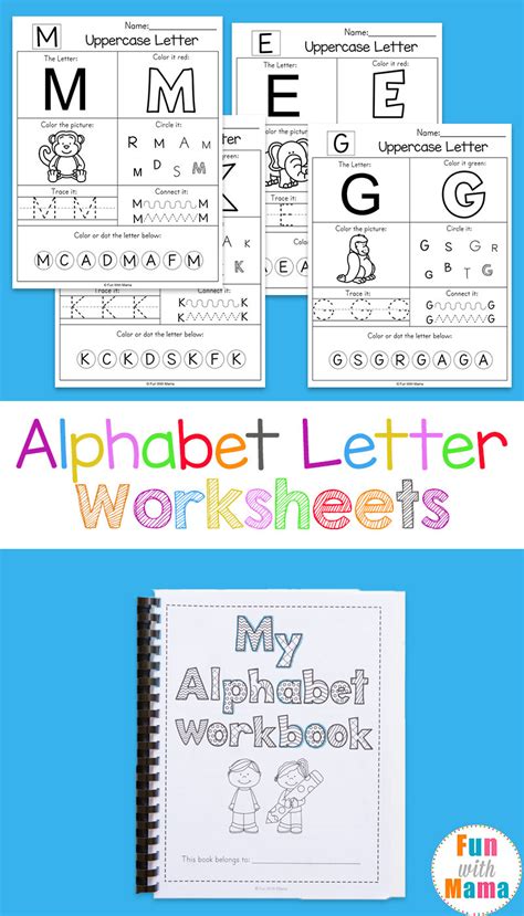 alphabet worksheets fun  mama db excelcom