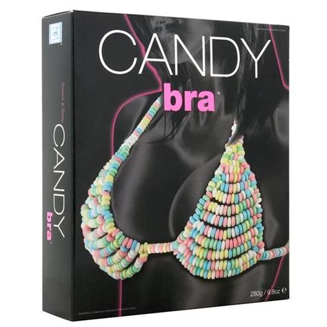 Multi Coloured Sweet Candy Edible Novelty Bra For Women