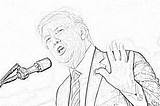 Trump President Coloring Pages Filminspector Some However Harsher Felt Should Been Downloadable sketch template