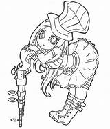 Chibi Caitlyn sketch template