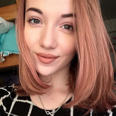 “also i dyed my hair using manic panic cotton candy pink and it turned out this cool sort of