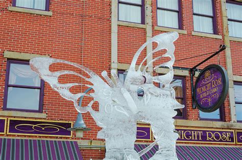 the annual ice sculpting festival in the colorado rockies frozen