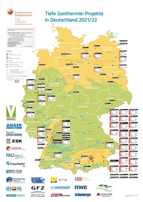 projekte zur tiefen geothermie  deutschland landesverband erneuerbare energien ev