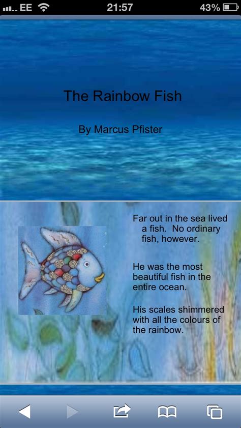 rainbow fish rainbow fish story fish