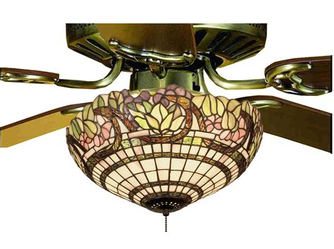 meyda  tiffany handel grapevine fan light fixture