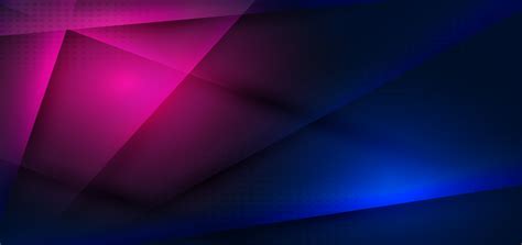 abstract technology concept triangle blue  pink dark background