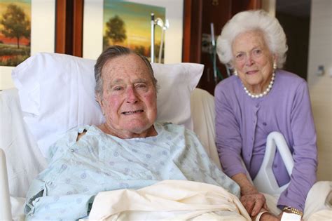 george h w bush moved out of icu time