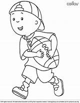 Caillou Coloring Pages Printable Cartoons Kids Drawing Football Oven Coloringlibrary Fun Library Color Colouring Microwave Easter Kb Getdrawings Popular Related sketch template