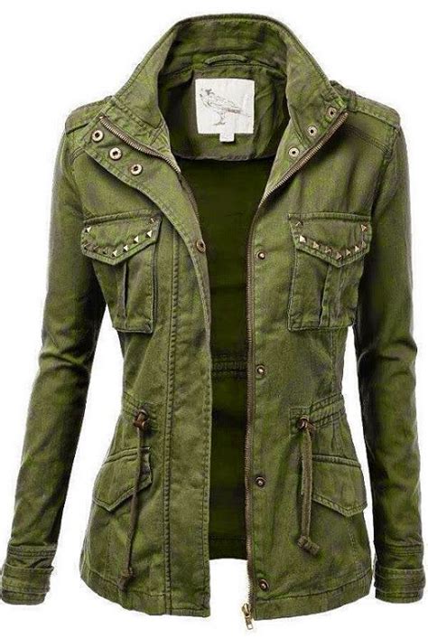 street fashion green jacket