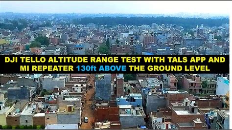 dji tello altitude range test youtube